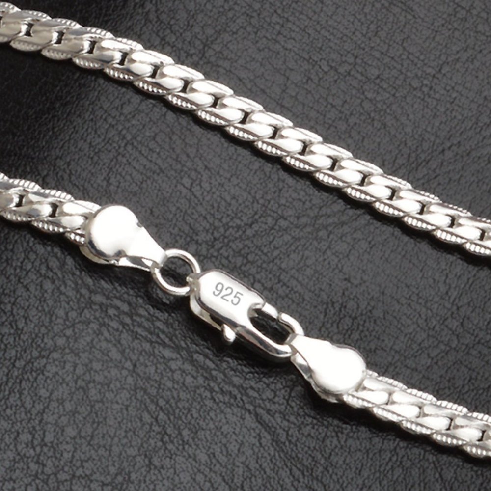 NEW 20'' 925 Sterling Silver Braided Snake Chain - Picture 5 of 11